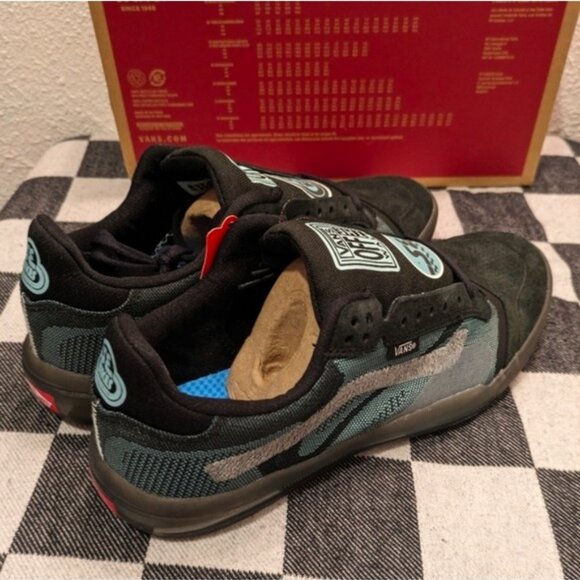 Vans EVDNT UltimateWaffle Women 8 Black Blue suede black Mar 112025 - Picture 3 of 9